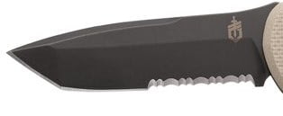 partially serrated knife blade