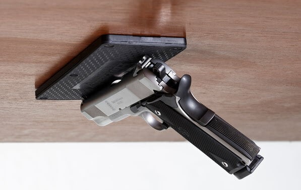 magnetic gun mounts for safe