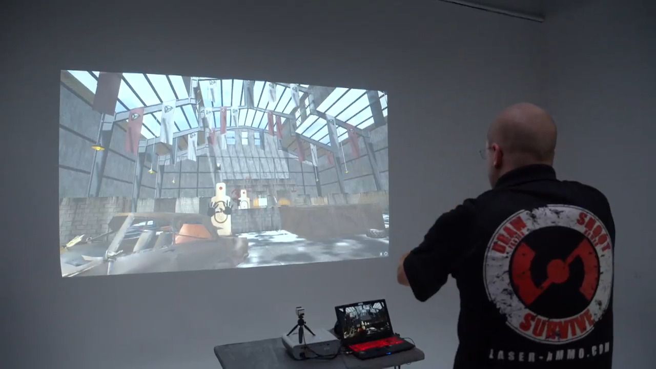 Laser Ammo Smokeless Range Simulator Tactical Shoot/NoShoot Target