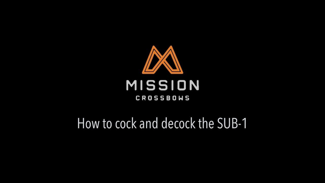 opplanet mission crossbows how to cock and decock the sub 1 video