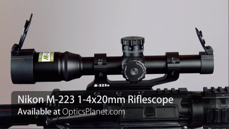 opplanet nikon m223 riflescope video flv