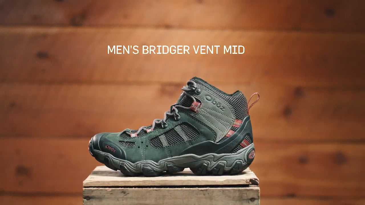 Oboz Bridger Vent Mid Men's 5 Star Rating Free Shipping over 49!