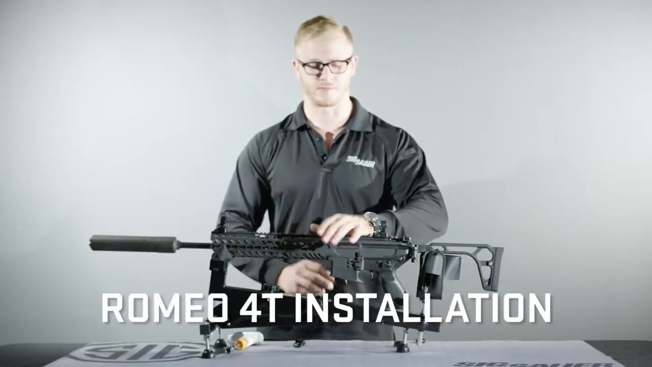 opplanet sig sauer how to install the romeo4t on any ar platform rifle video