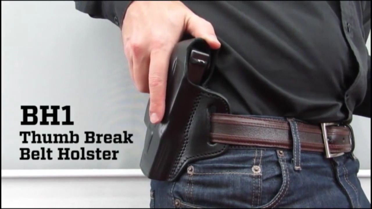 opplanet tagua thumb break belt holster video