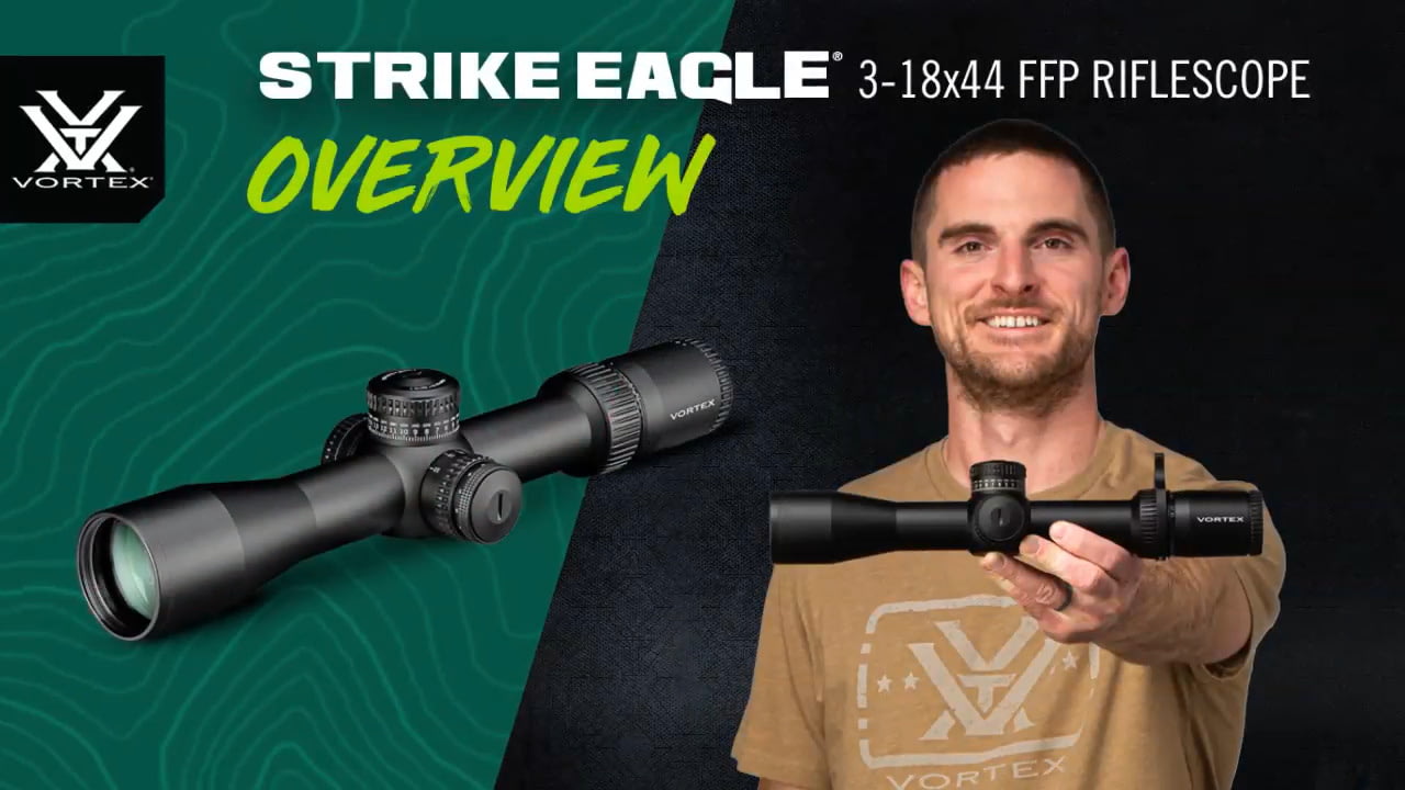 opplanet vortex strike eagle 3 18x44 ffp riflescope overview video