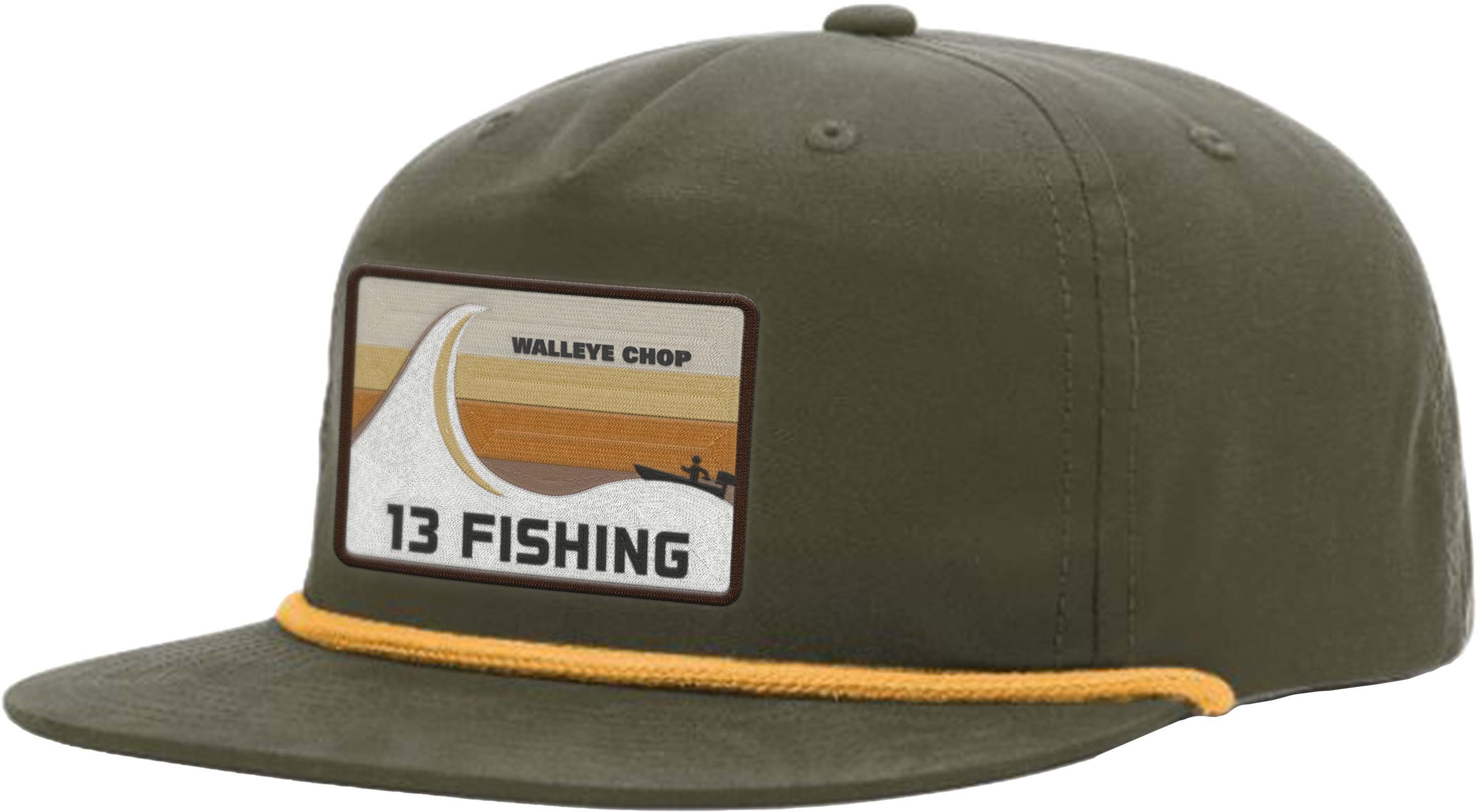 13 Fishing Walleye Chop Flat Brim Snapback Hat - Men's