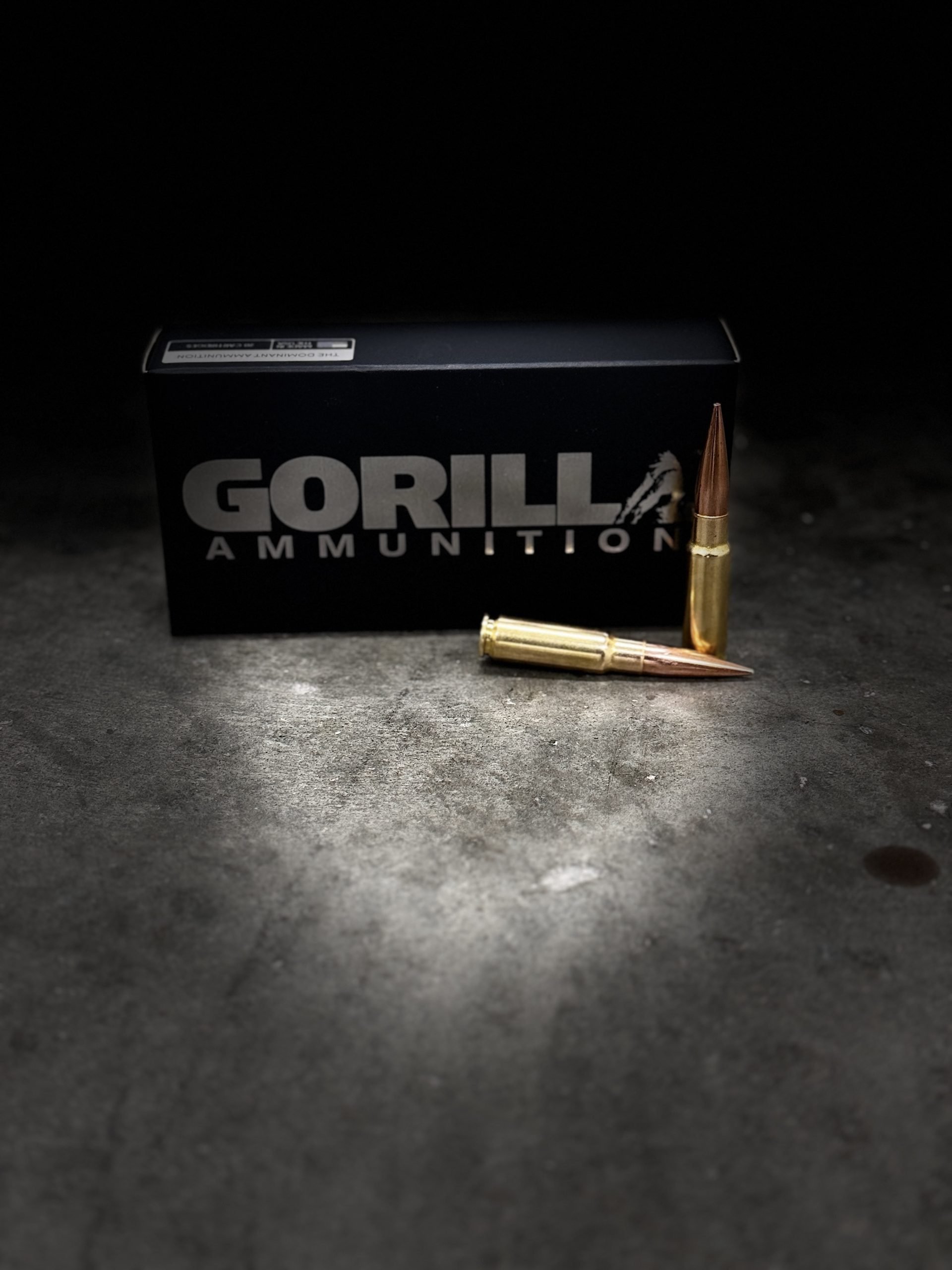 Gorilla Ammunition 8.6 Blackout 300 Grain Bolt Action Only, Berger Hybrid Subsonic Brass Cased Rifle Ammunition