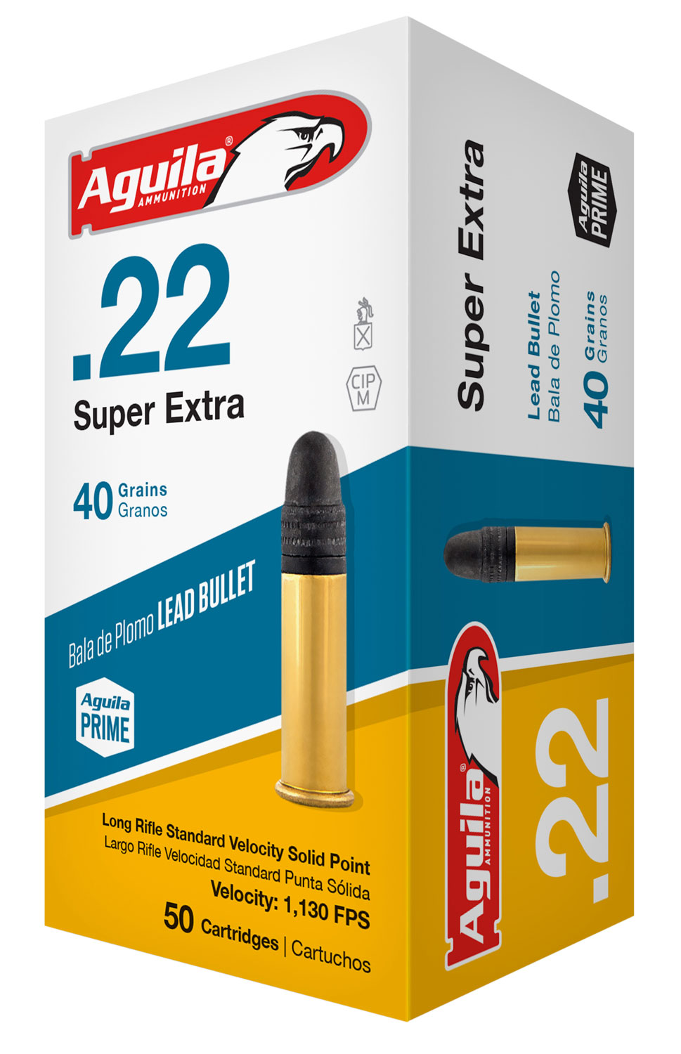Aguila Ammunition Standard .22 Long Rifle 40 Grain Solid Point Brass Cased  Ammunition | 17% Off Free Shipping over $49!