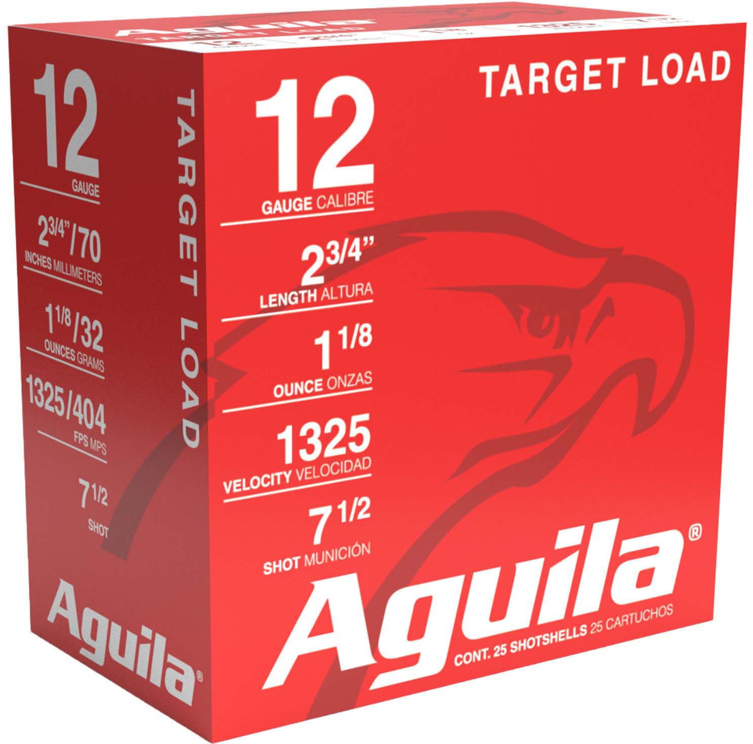 Aguila Ammunition Competition 12 Gauge 2.75'' 1 1/8 Oz 7.5 Shot Shotgun Ammunition