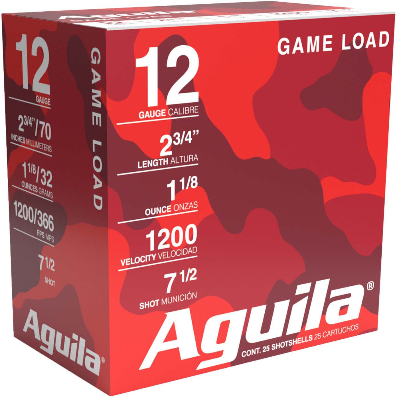 Aguila Ammunition Field 12 Gauge 1 1/8 Oz 2.75'' 7.5 Shot Shotgun Ammunition