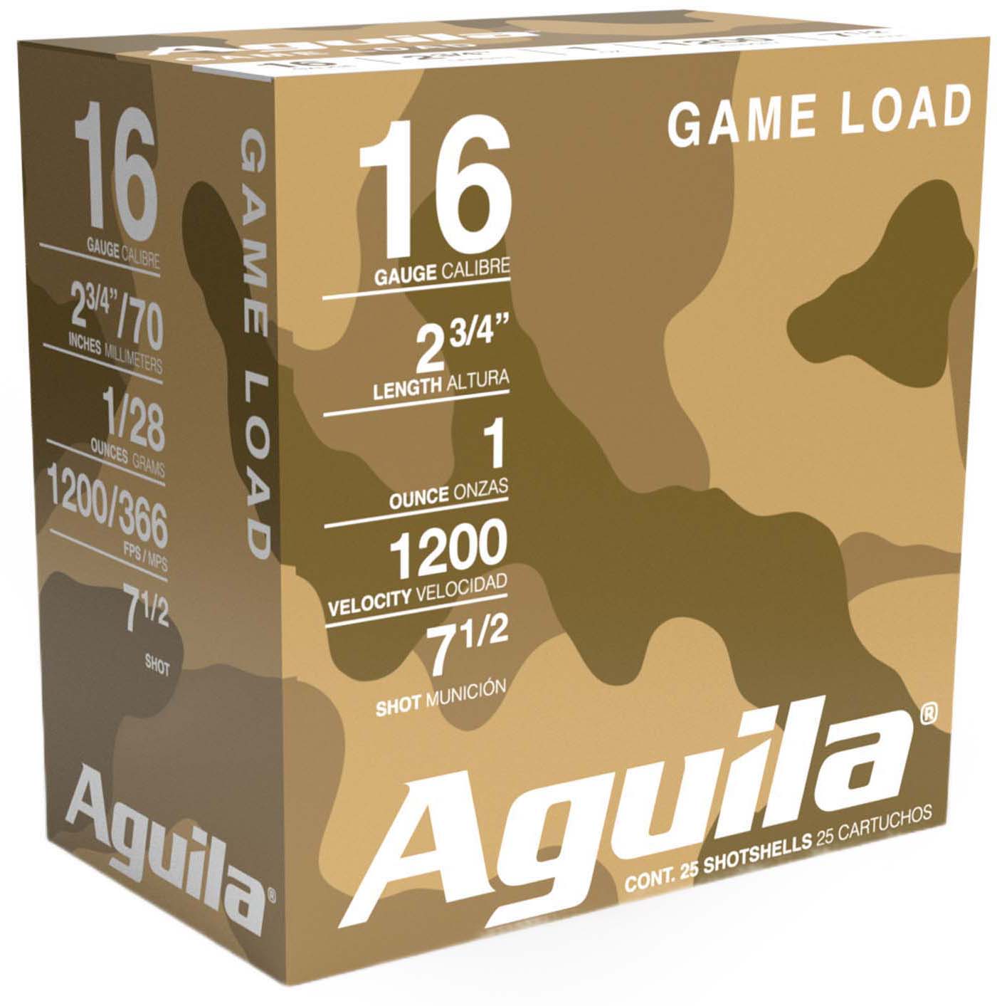 Aguila Ammunition Field 16 Gauge 1 Oz 2.75'' 7.5 Shot Shotgun Ammunition