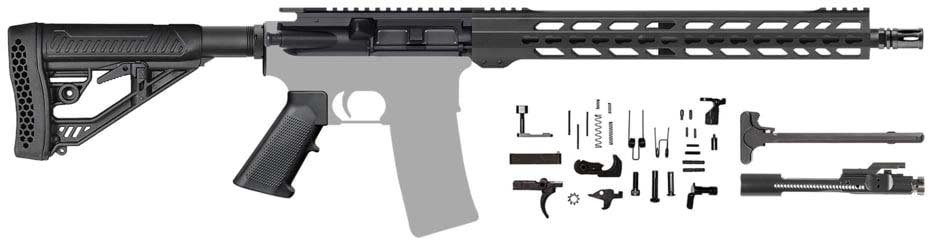 AIM Sports Inc 16-inch AR-15 Complete Rifle Build Kit