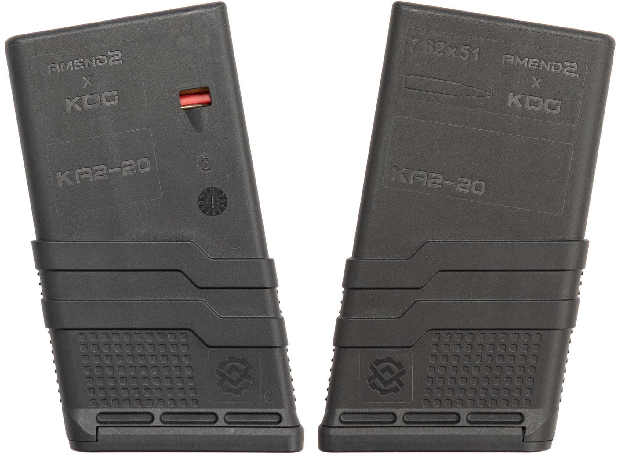 Amend2 Kinetic Development Group Mod-3 KA2-20 SCAR 17/17S/20/20S 7.62x51mm NATO/.308 Winchester 20 Round Magazine