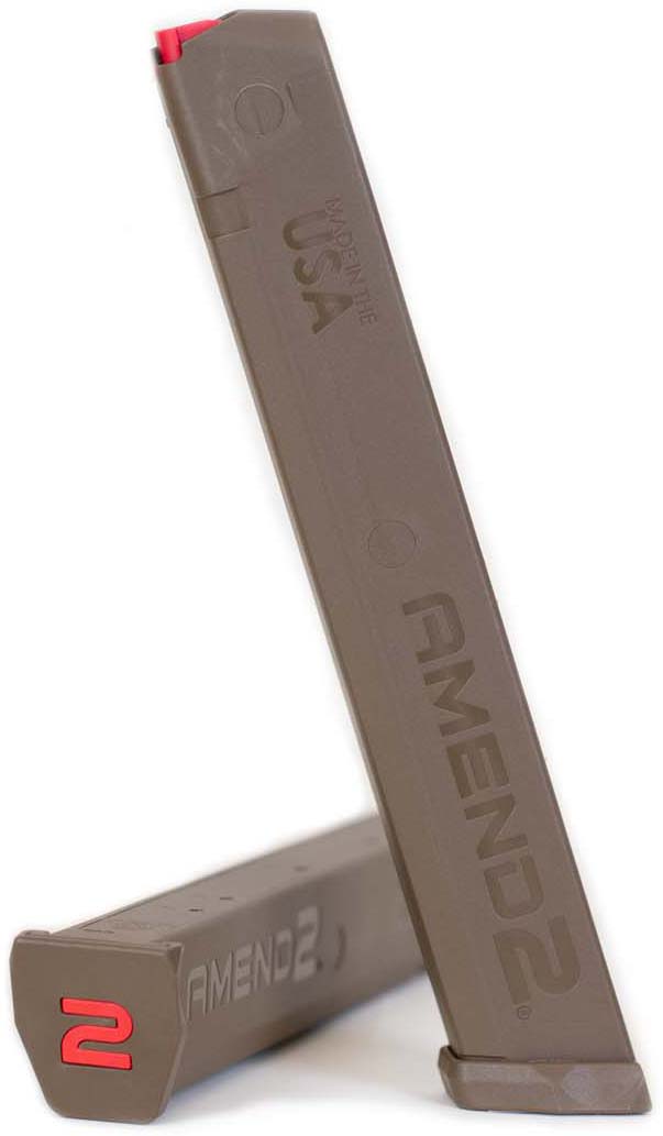 Amend2 A2-Stick Glock Double Stack 9mm Luger 34 Round Pistol Magazine