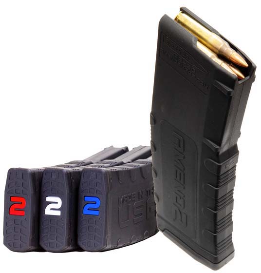 Amend2 Mod-2 AR-15/M4/M16 5.56x45mm NATO/.223 Remington 30 Round Magazine Pack of 3