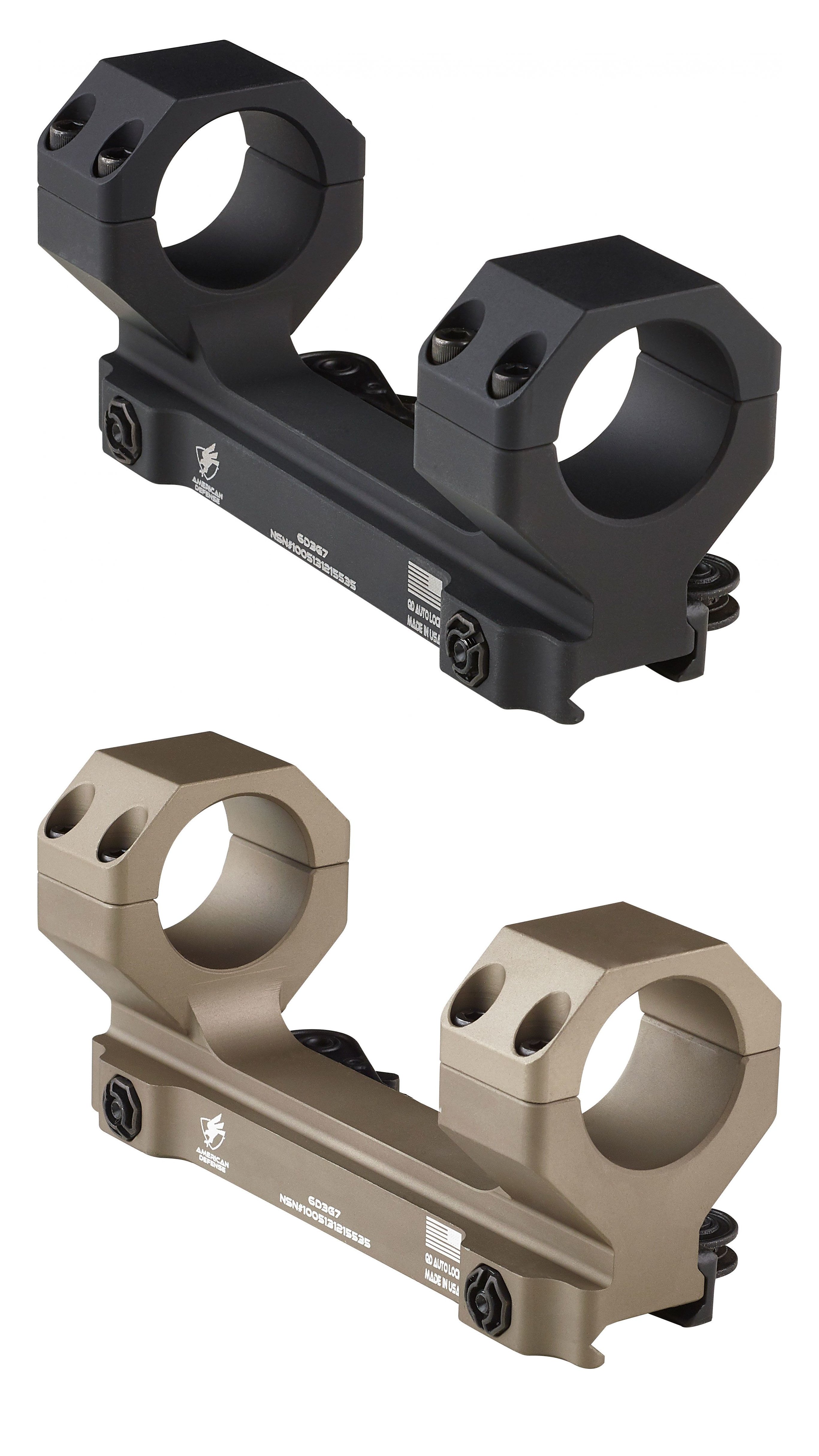 American Defense Manufacturing AD-Delta 30 Dual Ring Scope Mount