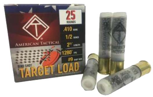 American Tactical Imports ATI Target Load Case Lot 410 Gauge 1/2 oz 2.5'' Shotgun Ammunition