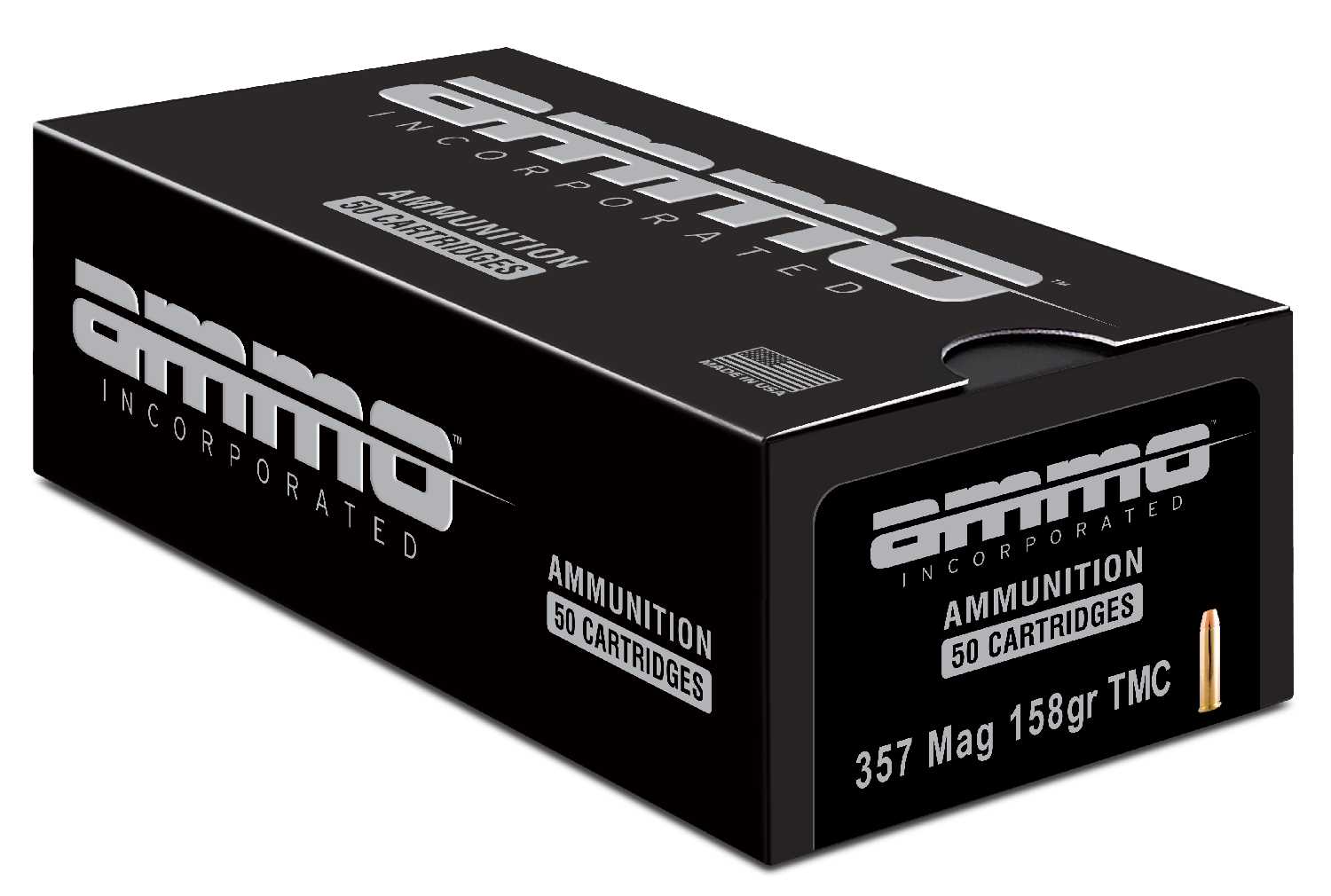 o Inc Signature 357 Magnum 158gr TMJ Ammo