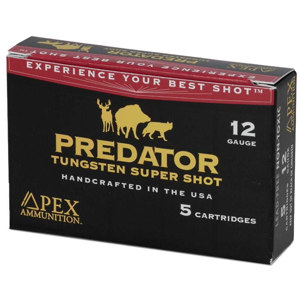 Apex Ammunition Predator TSS 12 Gauge 2 1/2 oz 3 1/2'' BB Shotgun Ammunition