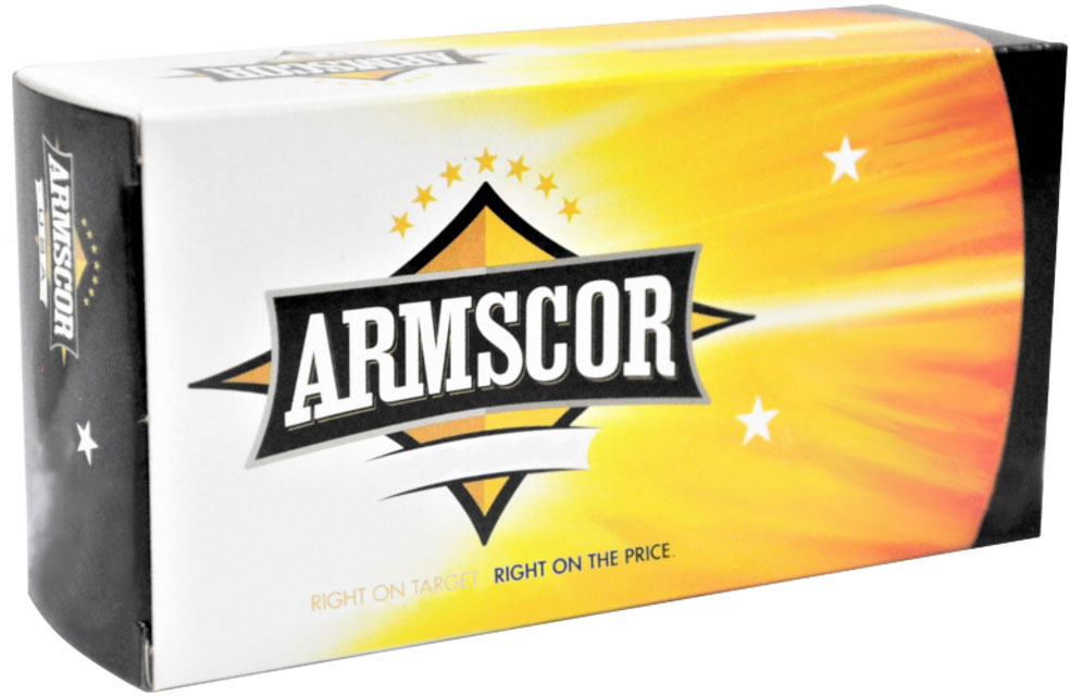 Armscor Precision Inc .38 Super 125 Grain FMJ Brass Cased Pistol Ammunition