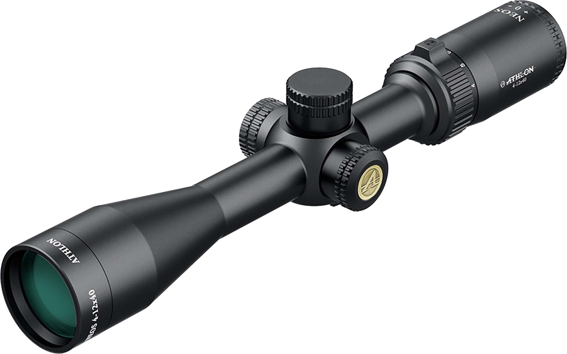 Athlon Optics Neos 4 12x40mm Side Focus Rifle Scopes Up to 20