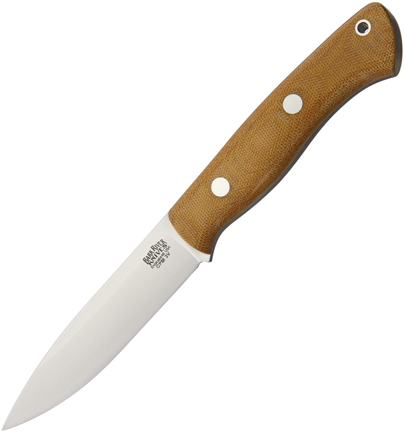 Bark River Aurora LT 3V Natural Micarta Fixed Blade Knife | 27