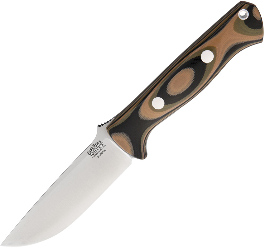 opplanet bark river bravo 1 lt mil spec camo fixed blade knife 4 25in standard edge satin camo g10 handle ba07146gmsc main