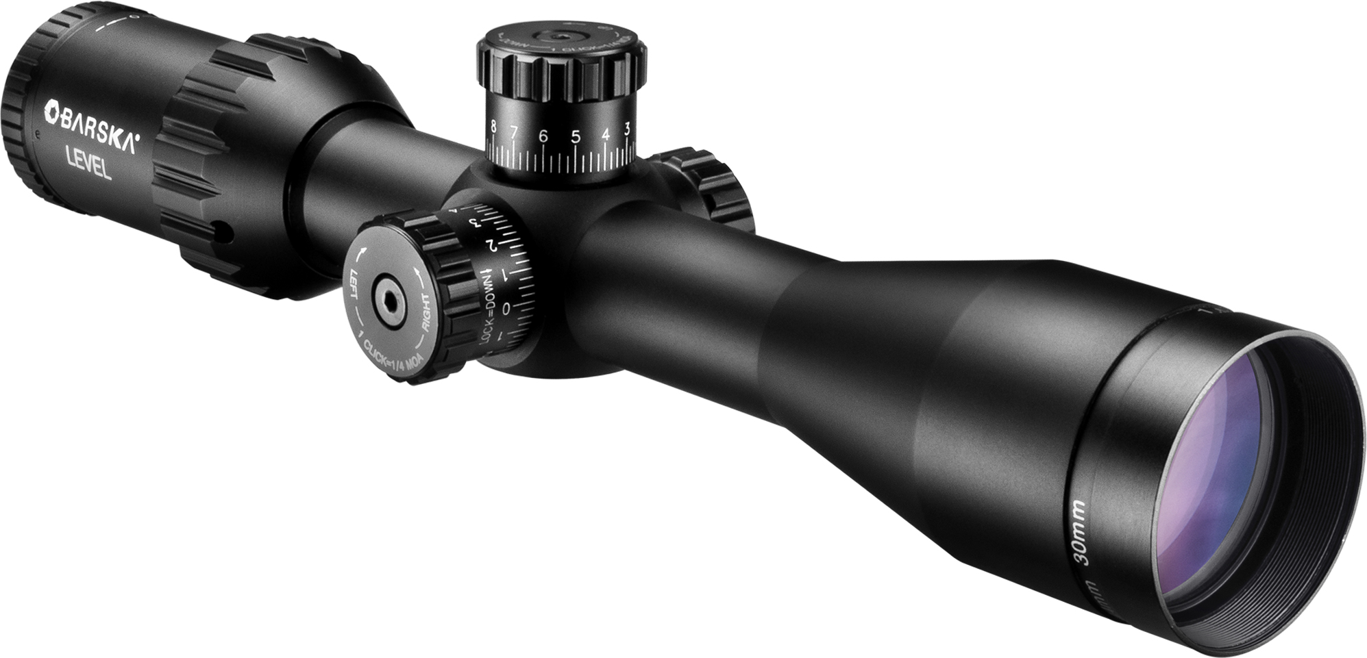 Barska Level 6-24x56mm Rifle Scope /w Red-Green Illuminated MOA Reticle | 46% Off 4.5 Star Rating w/ Free Shipping