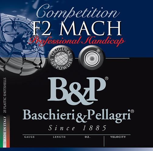 Baschieri & Pellagri F2 Mach Professional Handicap Shotshells 12 ga 2-3/4in 1oz 1250 fps Size 7.5