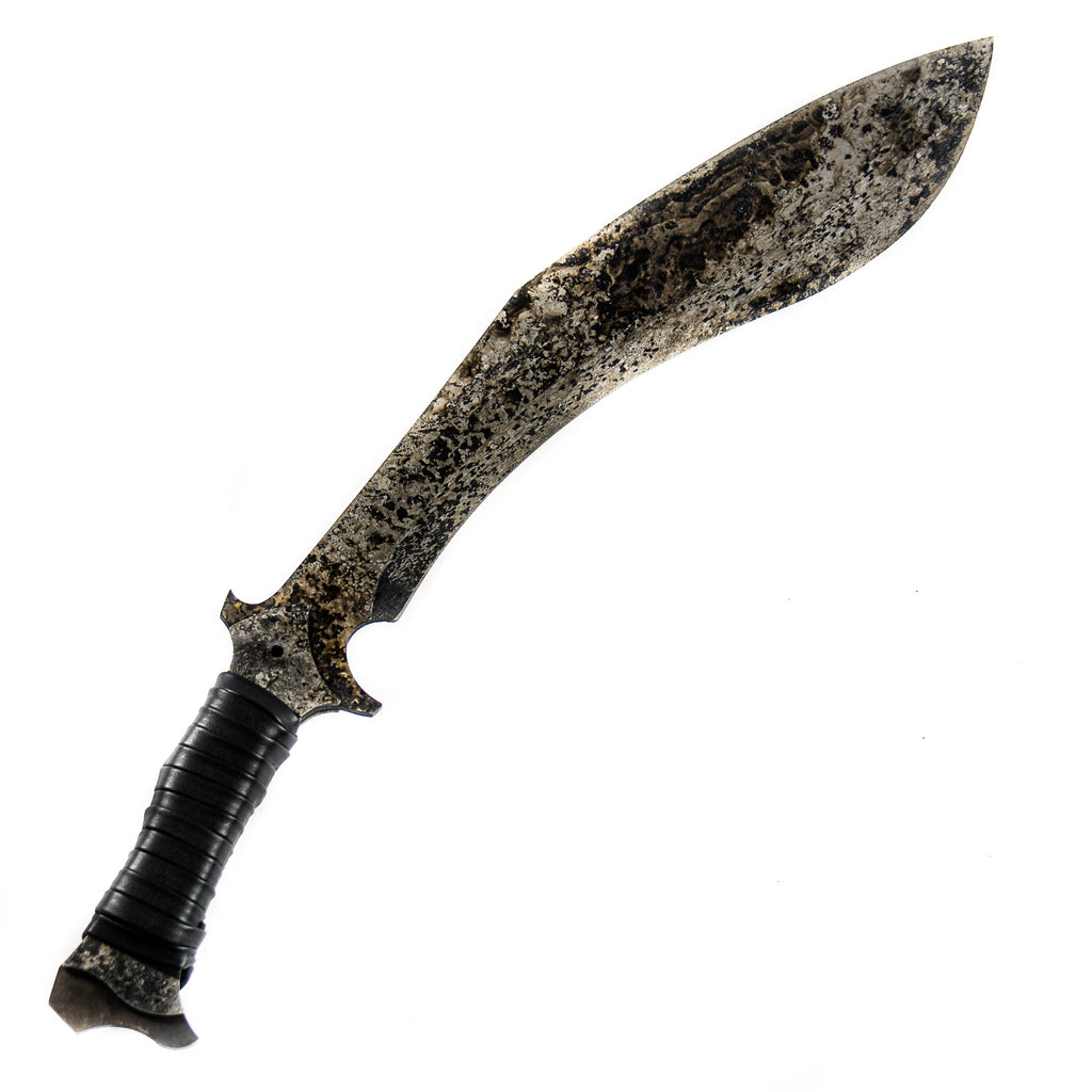 Battling Blades Copy Of Gurkha Kukri Handmade High Carbon Damascus Steel Machete Knife