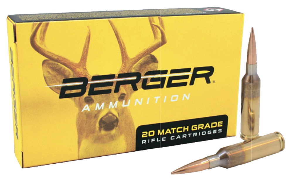 Berger Elite Hunter .6mm Creedmoor 108 Grain Open Tip Brass Rifle Ammunition