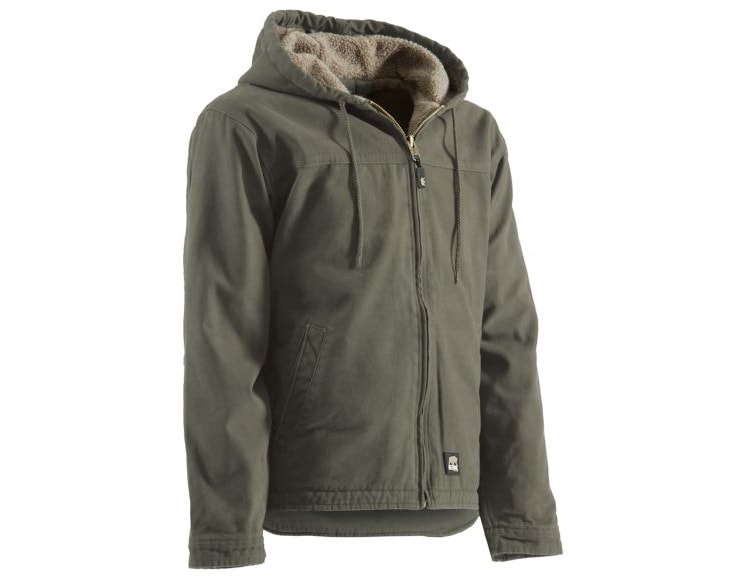 Berne washed hooded outlet work coat