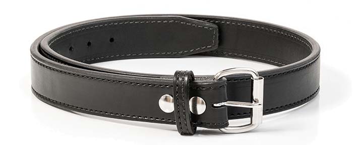 18oz Leather Gun Belt with Steel Core by Bigfoot Gun Belts