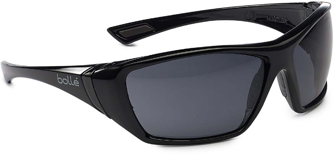 Hustler Safety Glasses (Smoke), Bolle