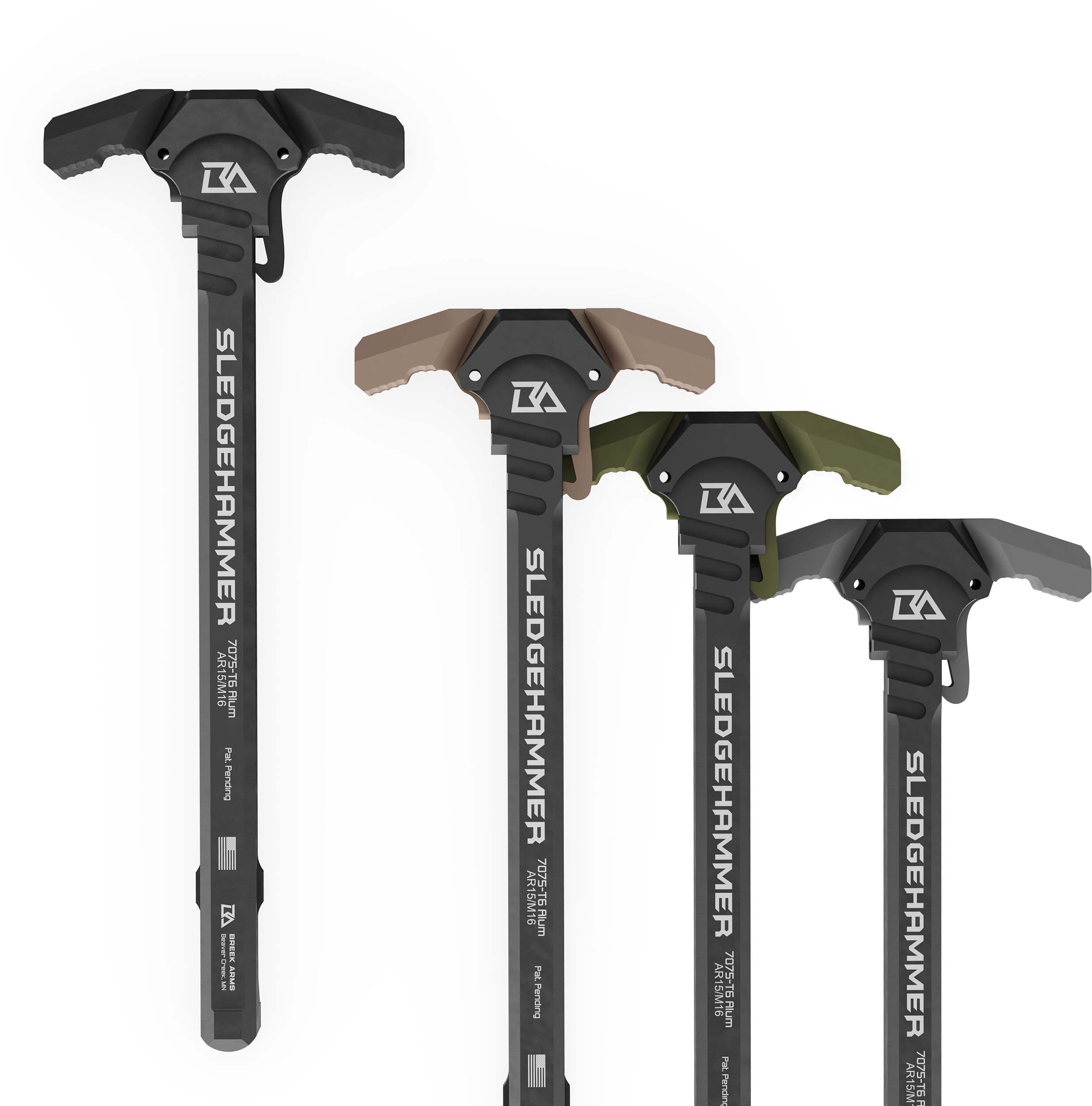 Breek Arms Sledgehammer AR-15 Ambidextrous Charging Handle