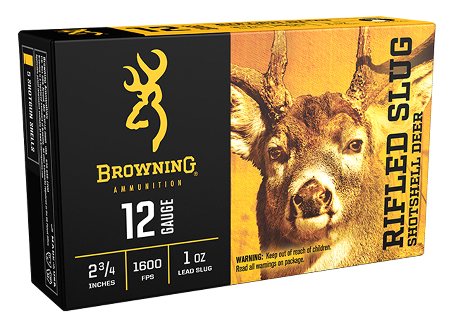 Browning Rifled Slug 12 Gauge 1 oz 2.75 in Centerfire Shotgun Slug Ammunition