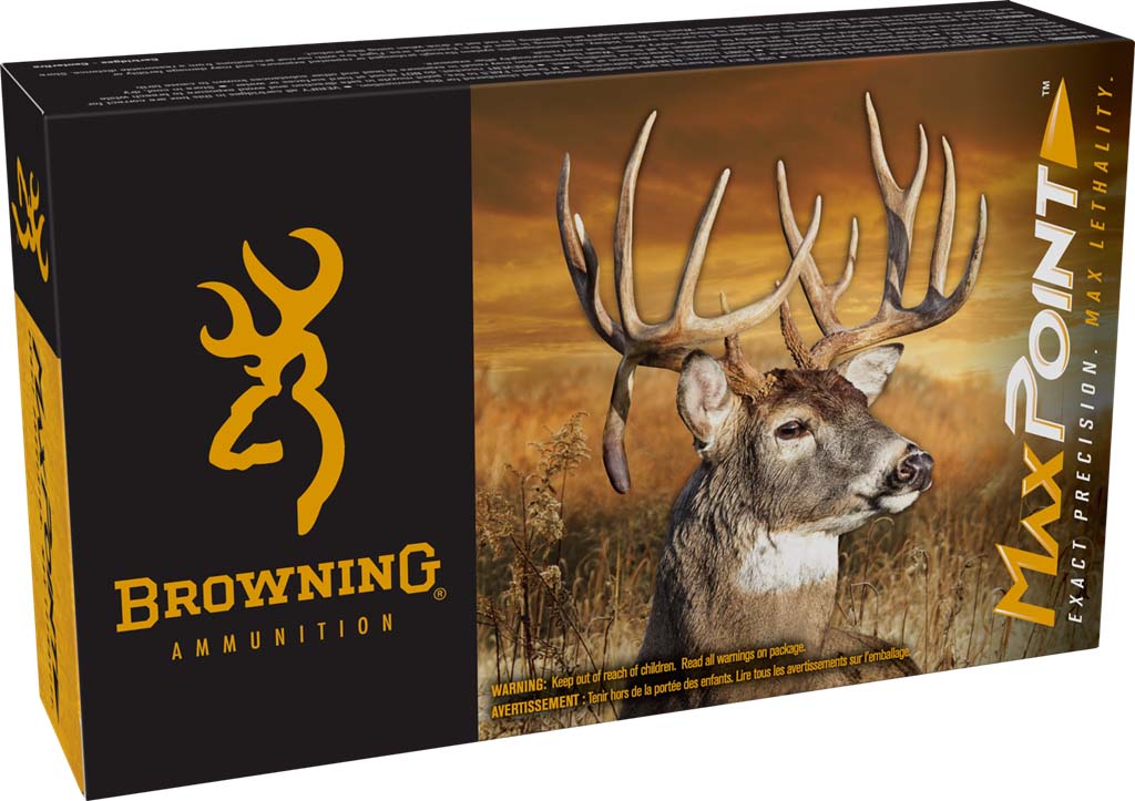 Browning MAXPOINT 243 WIN 95 Grain Maxpoint Brass Rifle Ammunition