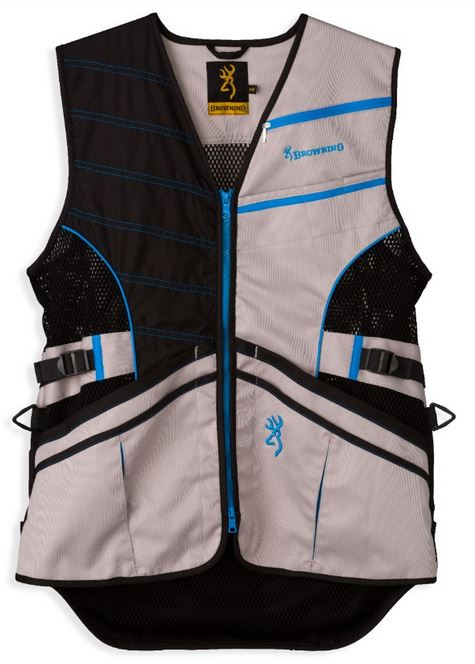 Browning Ace Shooting Vest-Black//Red