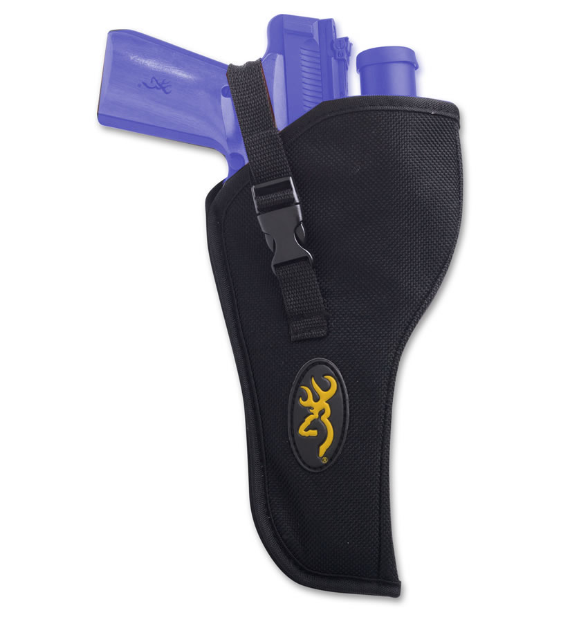 Buck Mark Holster 12902011 has a larger size to fit a small scope or red do...