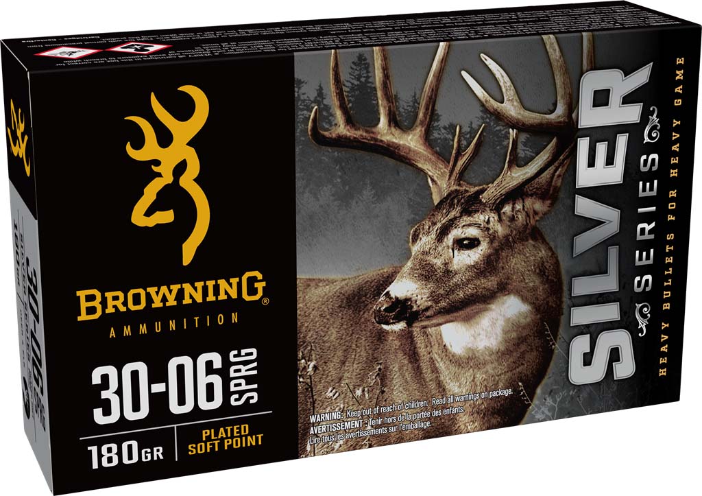 Browning SILVER 30-06 SPRG 180 Grain Plated Soft Point Brass Rifle Ammunition