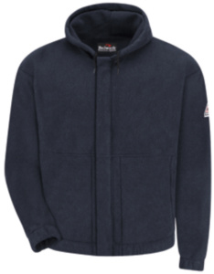 Bulwark Flame Resistant Zip-Front Hooded Fleece Sweatshirt | 34% Off w ...