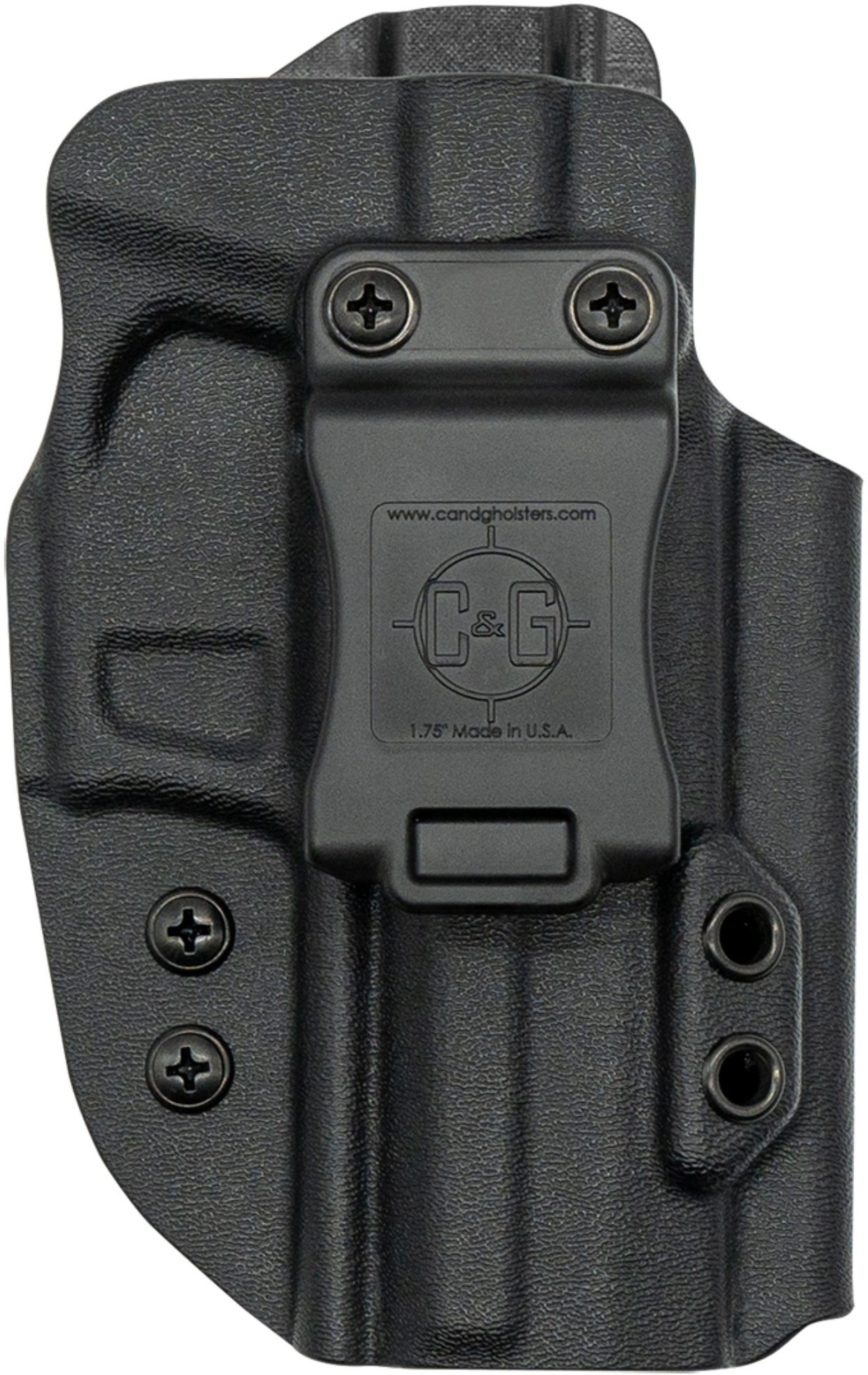 C&G Holsters Covert IWB Black Kydex Belt Clip Fits Sig P365