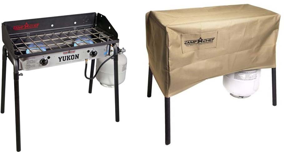 Camp Chef Yukon 2 Burner Stove w Detachable Legs