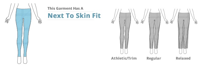 Womens Bottoms Clothing Fit: Next To Skin