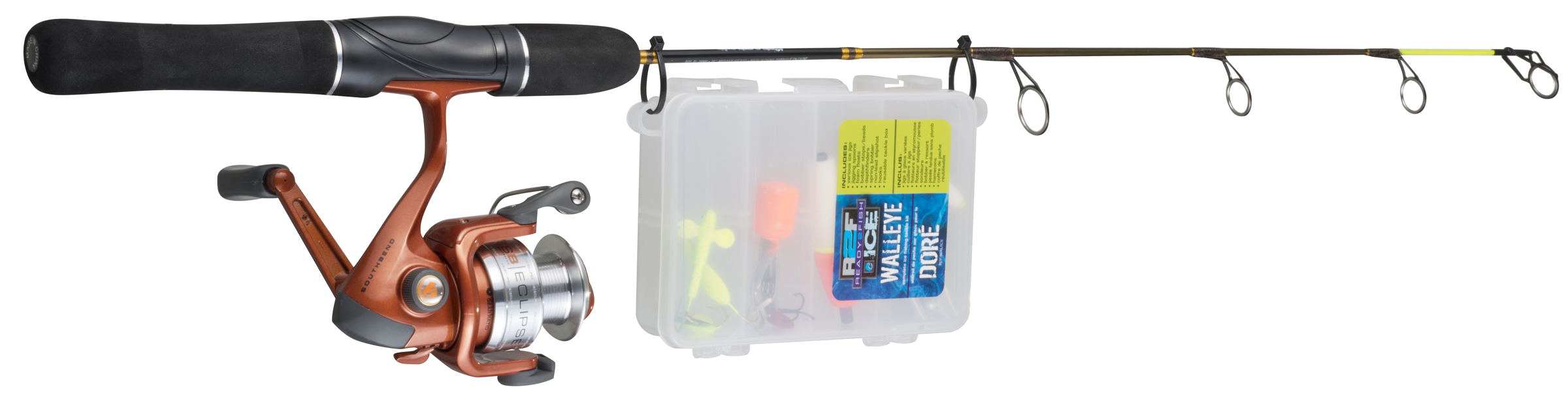Celsius R2F MultiSpeciess Ice Rod and Reel Combo with Kit
