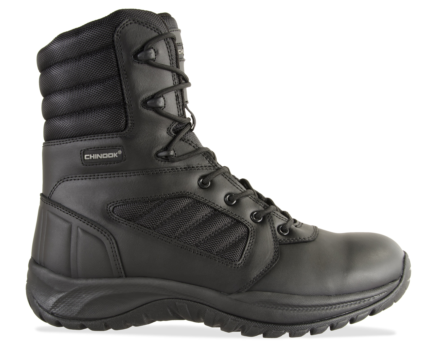 8 inch leather boots