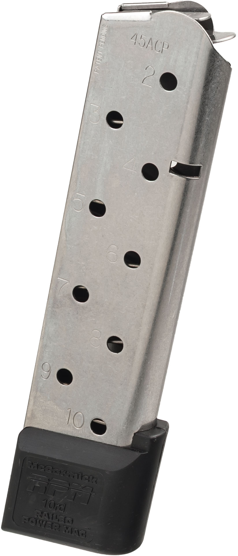 Chip McCormick Railed Power Mag .45 ACP 10 Rounds