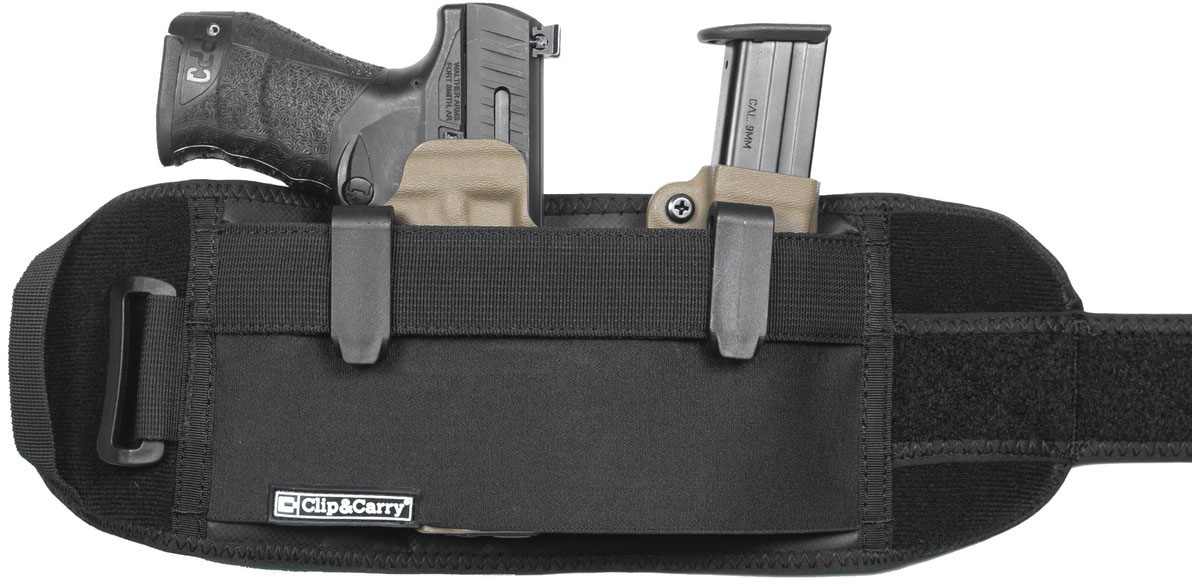  Clip & Carry STRAPT-TAC Belly Band Holster - Use with Any IWB  Kydex Gun Holster for Concealed Carry (kydex Holster not Included) : Sports  & Outdoors