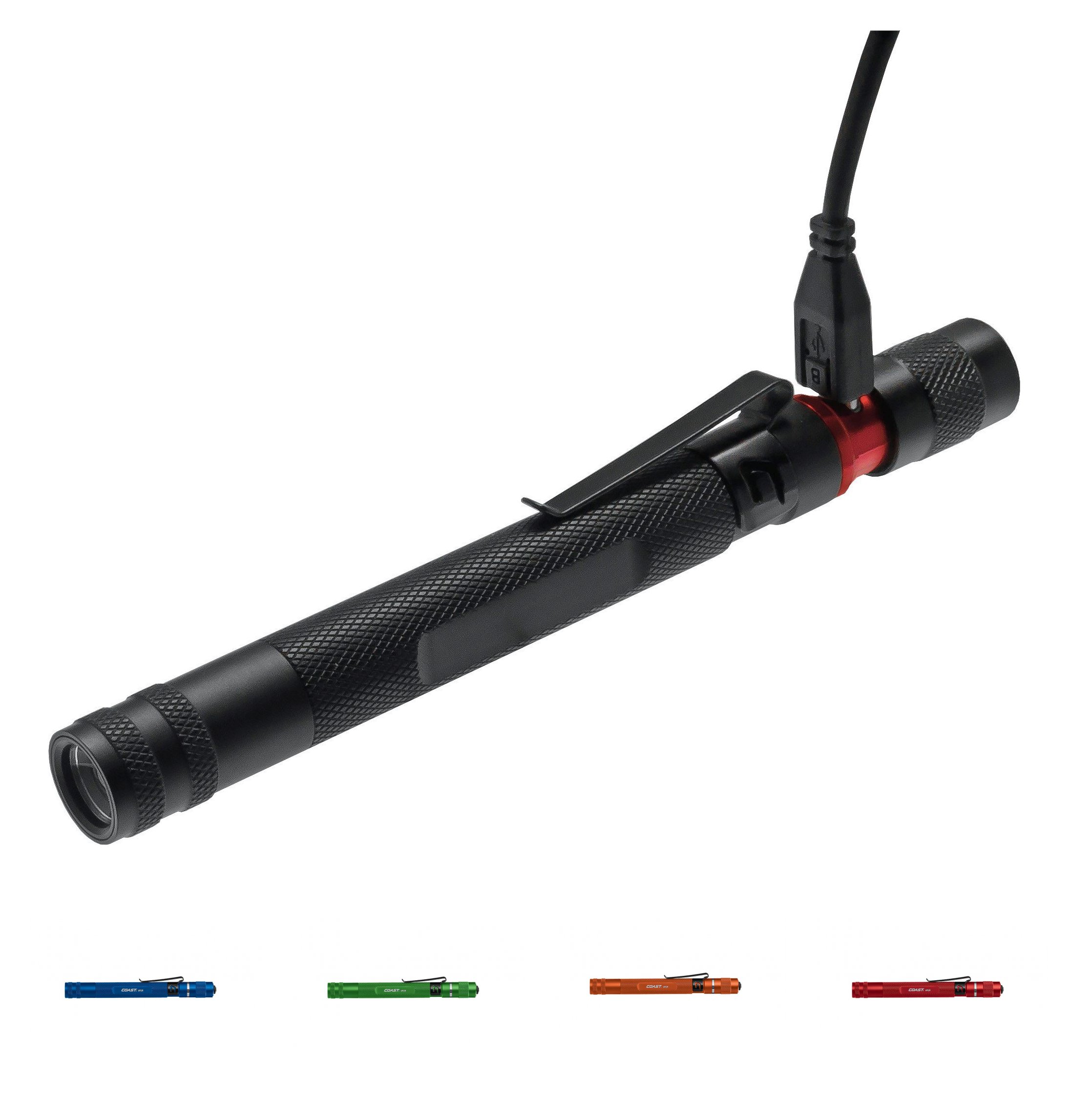COAST HP3R 245 Lumen Rechargeable LED Penlight with Twist Focus 