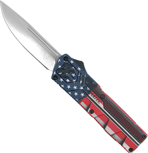 Blackout American Flag Straw Hat - CobraTec Knives